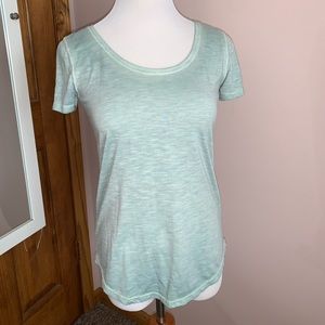 Green tee shirt from Mudd